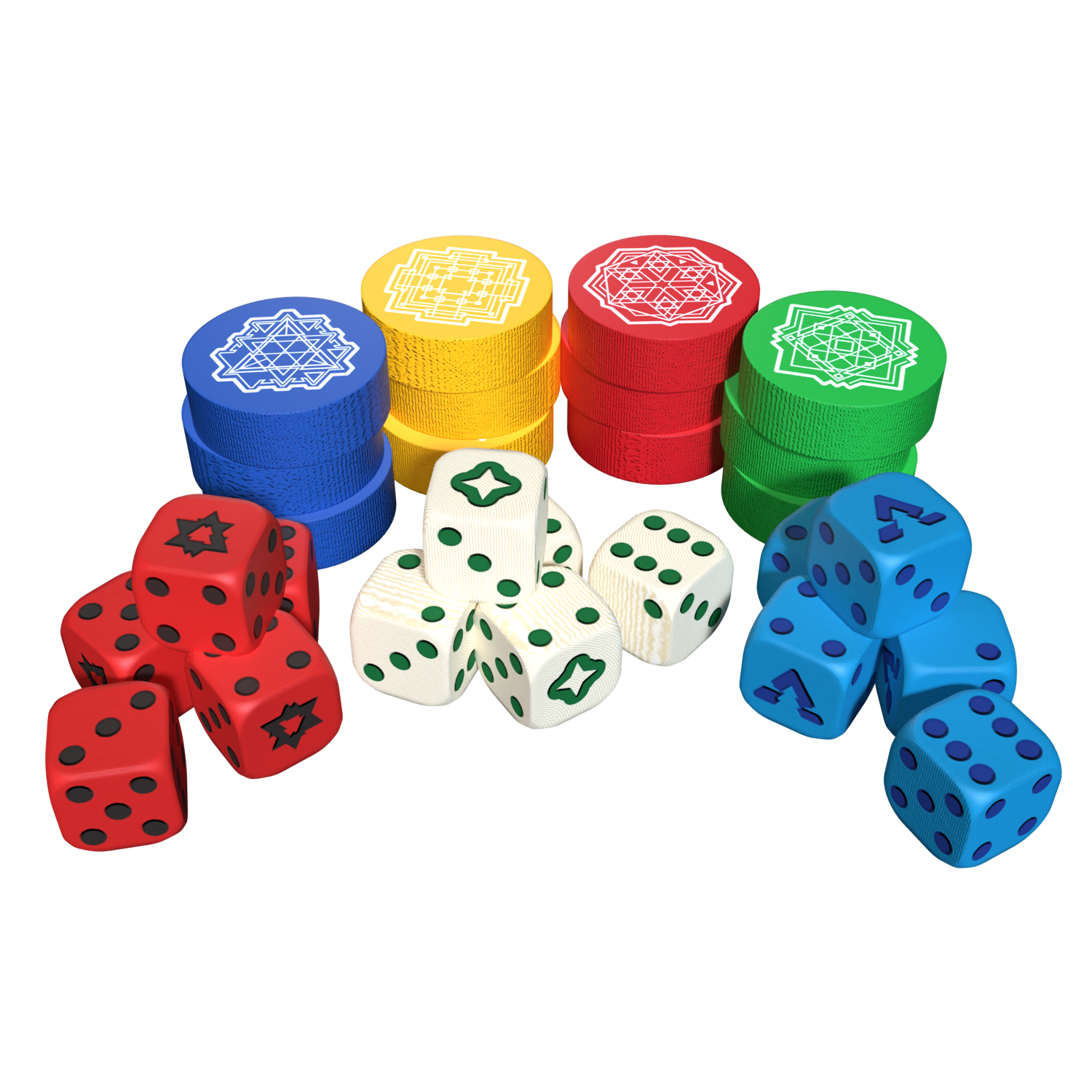 Deluxe Wooden Tokens